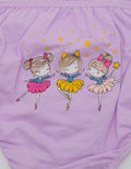 Kidz Too Multipack Pack Of 3 Underwear Girls Ballerina