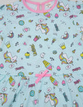 Kidz Too Sleepwear Girls Daster Fp Unicorn