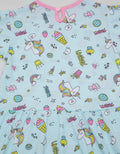 Kidz Too Sleepwear Girls Daster Fp Unicorn
