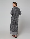 St. Yves Long Sleeve Maxi Dress Dots Grafika