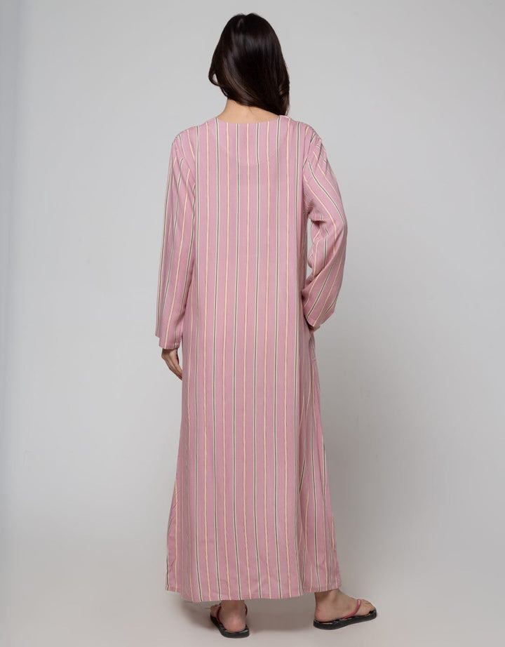 St. Yves Long Sleeve Maxi Dress Stripe Vito