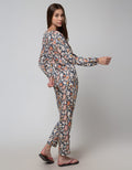 St. Yves Long Sleeve Pyjama Pants Sun Leaves