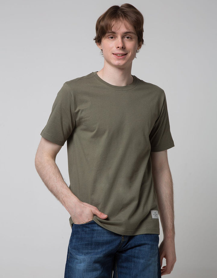 American Jeans Short Sleeve T-Shirt Basic Woven Label