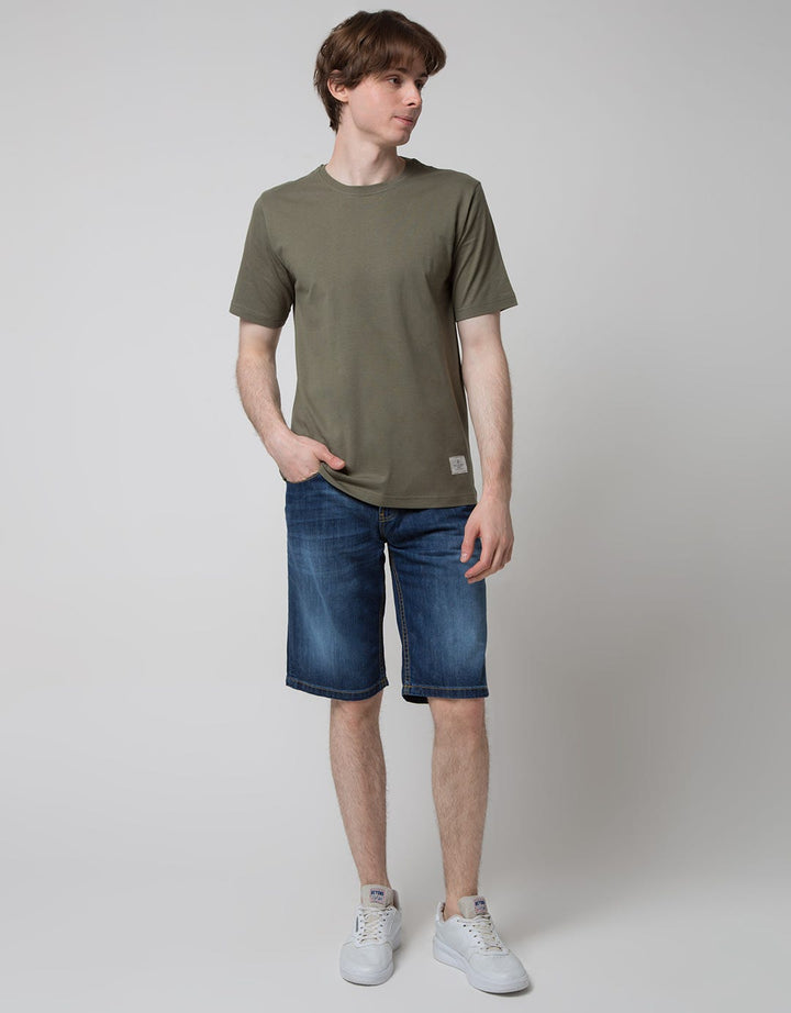 American Jeans Short Sleeve T-Shirt Basic Woven Label