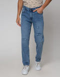 Nevada Fit Ripped Celana Denim Pria