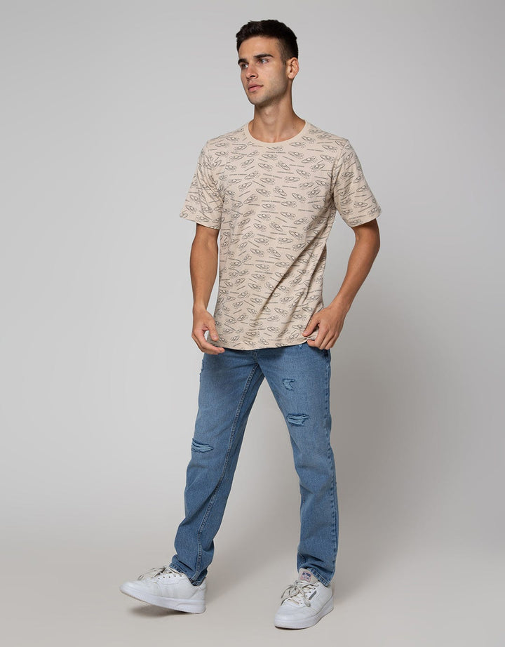 Nevada Fit Ripped Celana Denim Pria