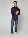 Cole Tricolor Kemeja Woven Pria