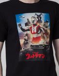 T Zone Short Sleeve T-Shirt Print Ultraman Print Discharge