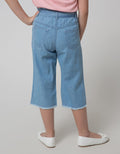 Little M Denim Long Pants 7 Per 8 Pants Kulot Paperbag