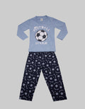 Kidz Too Sleepwear Print Lets Play Foot Boys