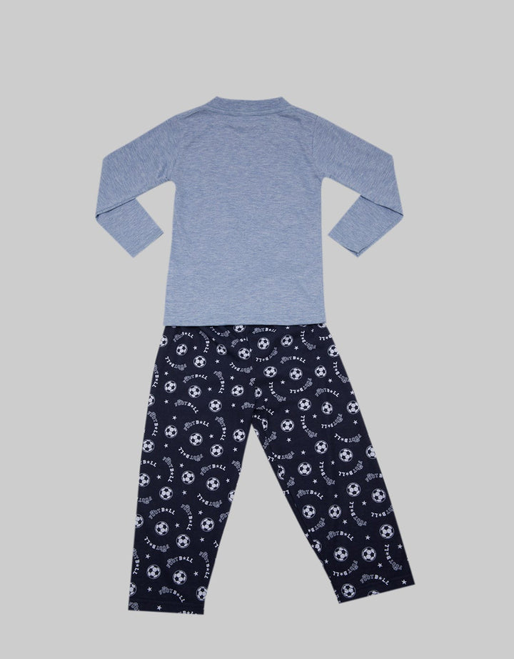 Kidz Too Sleepwear Print Lets Play Foot Boys