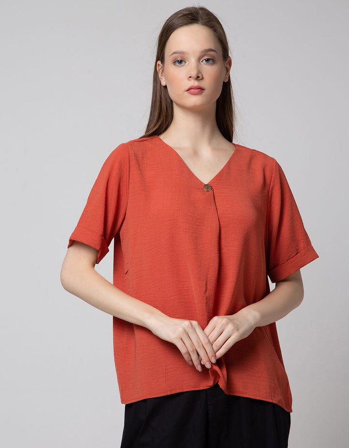 St. Yves Levent Creepe Blouse Wanita