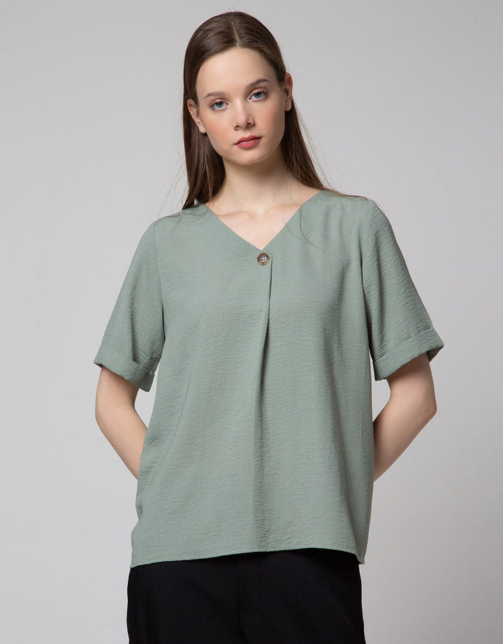 St. Yves Levent Creepe Blouse Wanita
