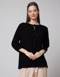 St. Yves Linen W Stoppe Women's 7/8 Sleeve Blouse