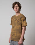 T Zone Short Sleeve T-Shirt Print Survival Transfer