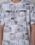 T Zone Short Sleeve T-Shirt Print Theme Survival Transfer - World Is Yours