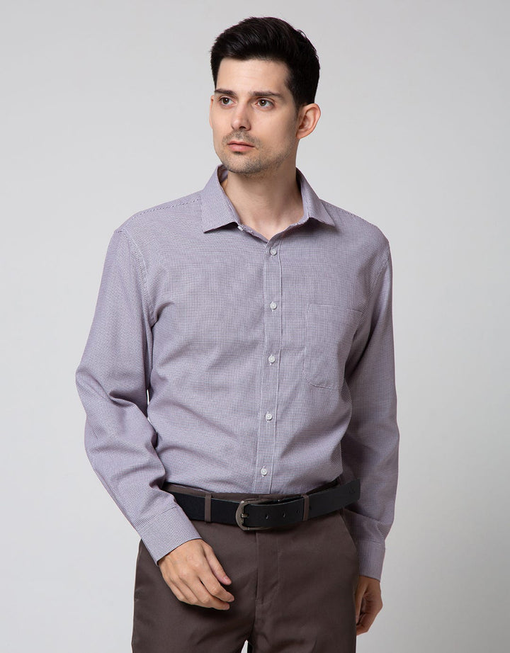 Cole Small Dot Texture Kemeja Pria