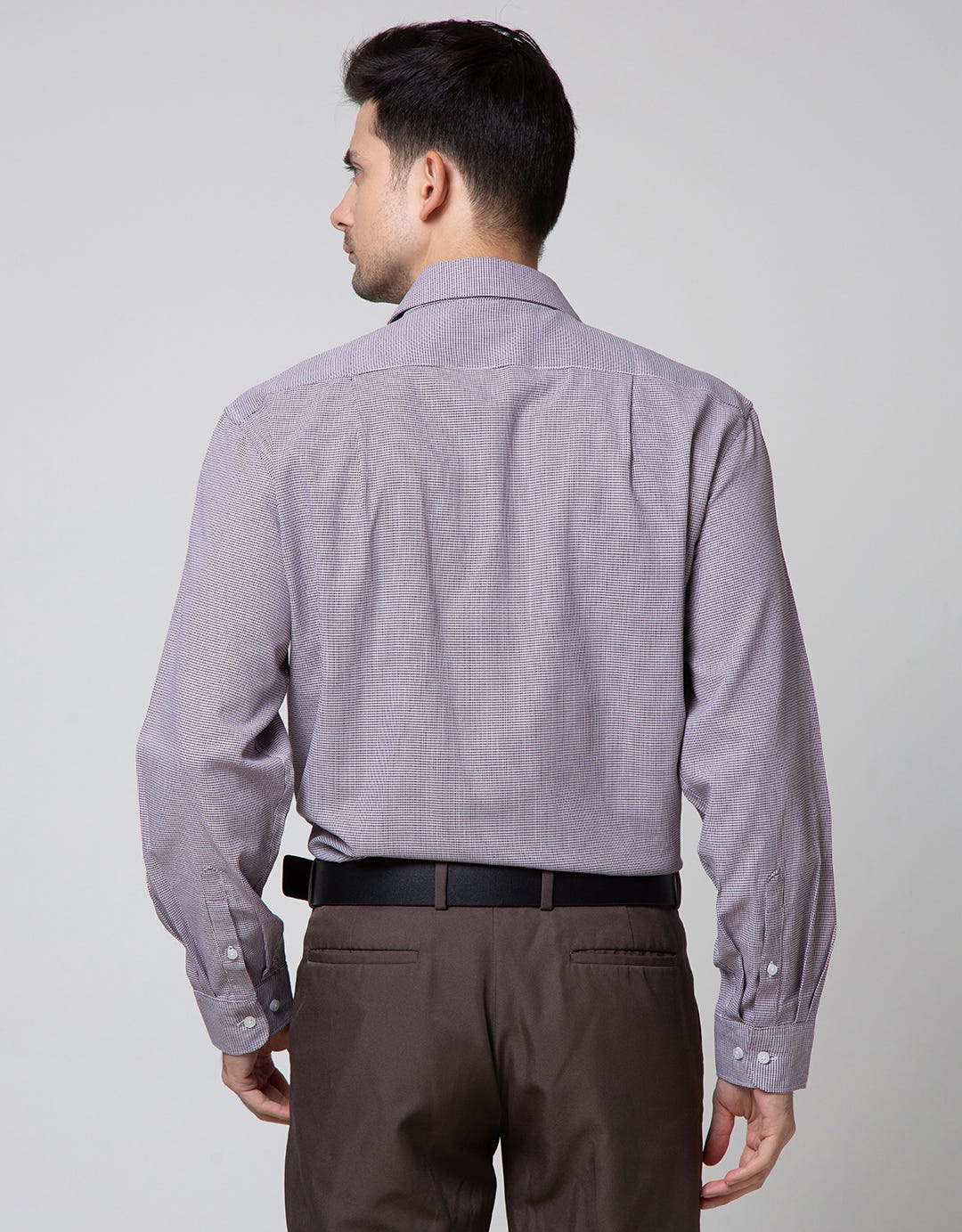 Cole Small Dot Texture Kemeja Pria