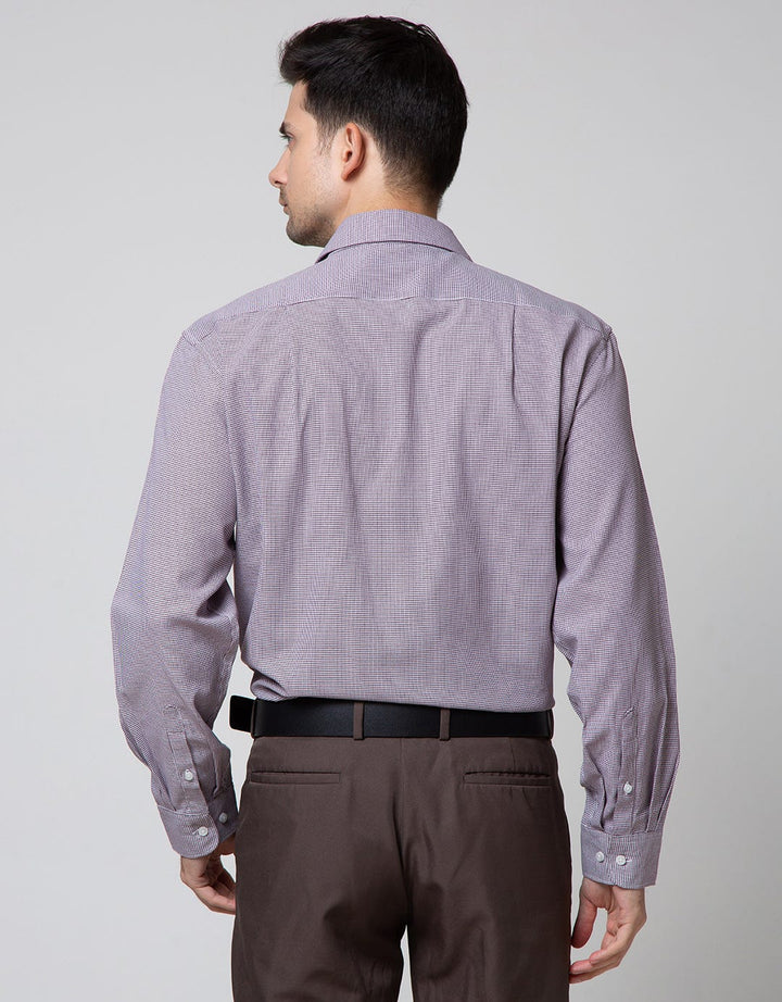 Cole Small Dot Texture Kemeja Pria
