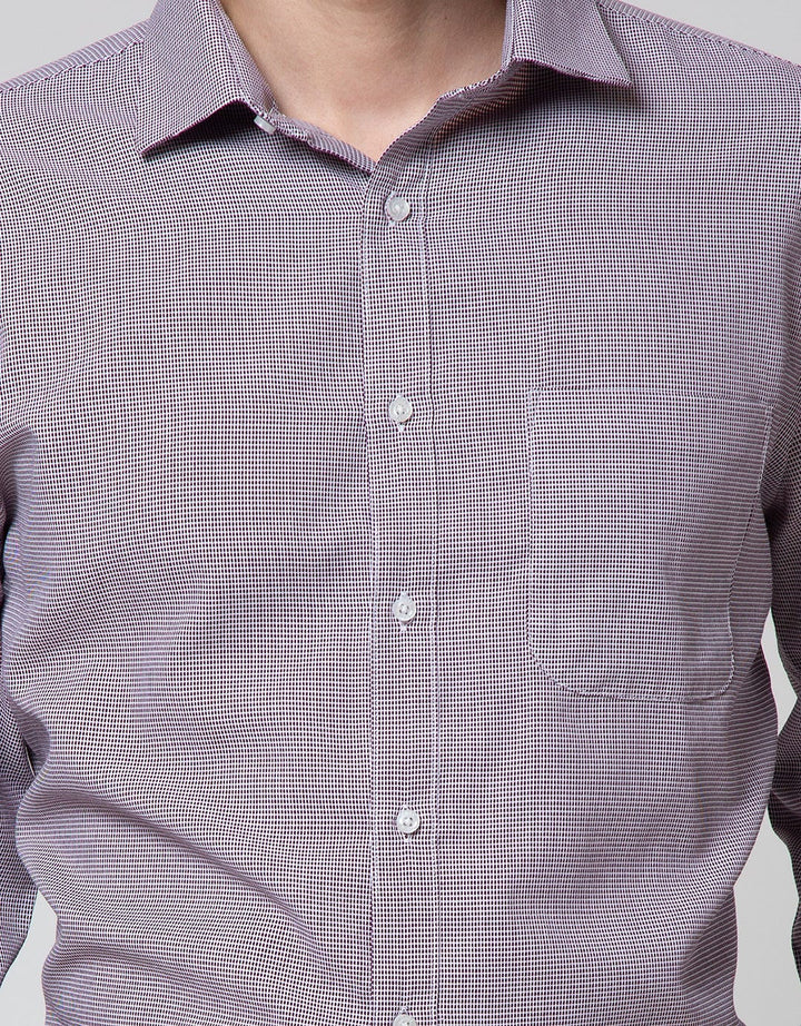 Cole Small Dot Texture Kemeja Pria