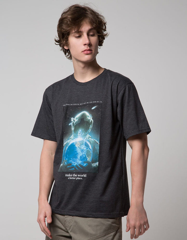 T Zone Short Sleeve T-Shirt The World