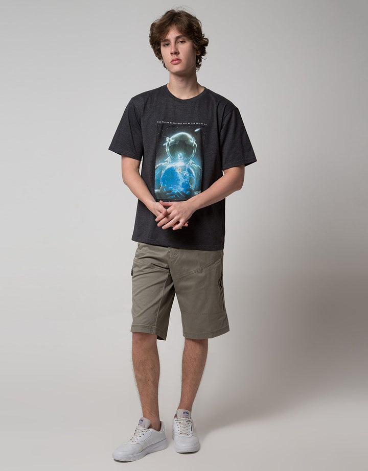 T Zone Short Sleeve T-Shirt The World