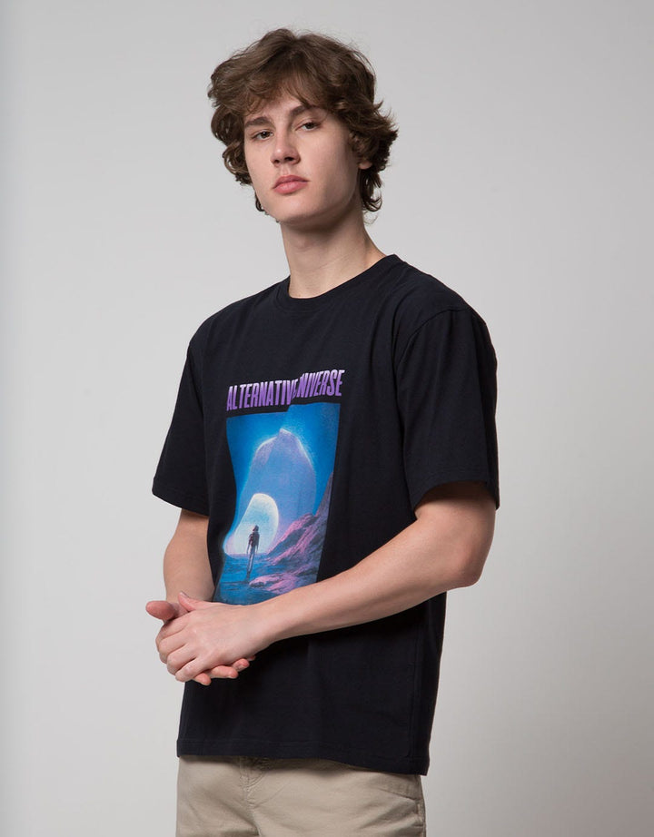 T Zone Short Sleeve T-Shirt Universe