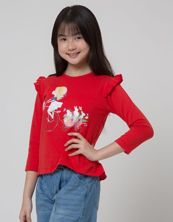 Aero Long Sleeve T-Shirt Shoulder Geber Screen Printing Nonik