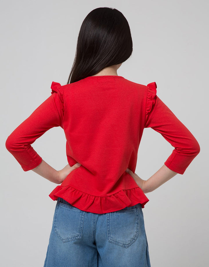 Aero Long Sleeve T-Shirt Shoulder Geber Screen Printing Nonik