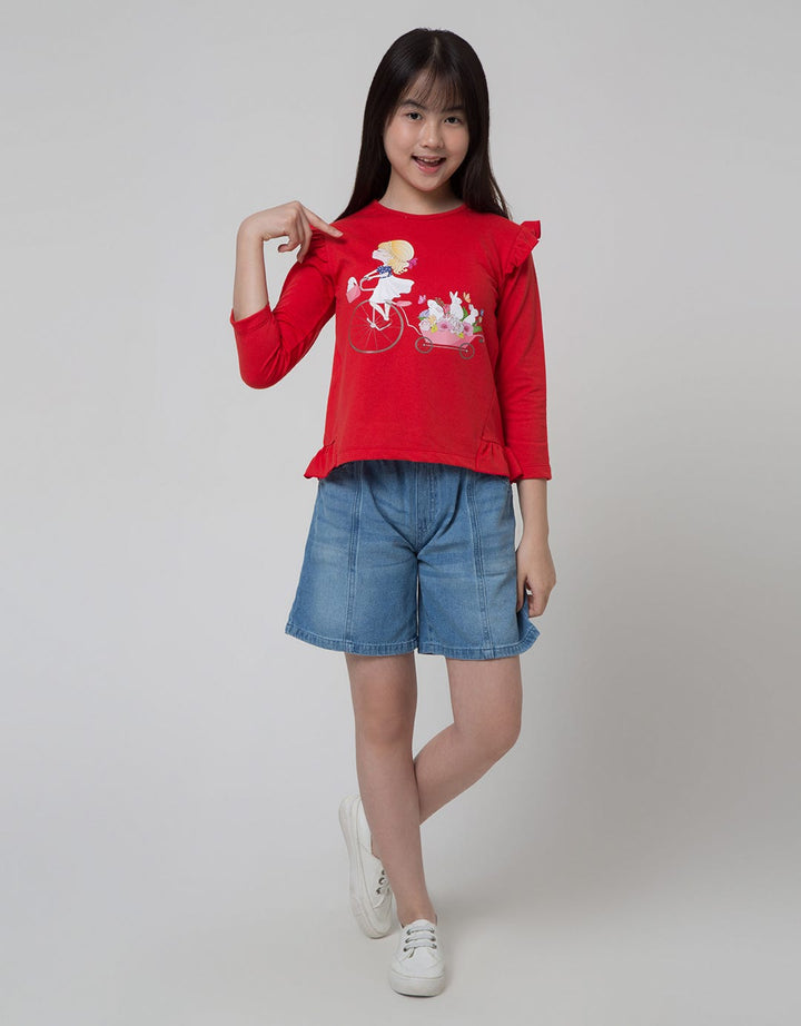 Aero Long Sleeve T-Shirt Shoulder Geber Screen Printing Nonik