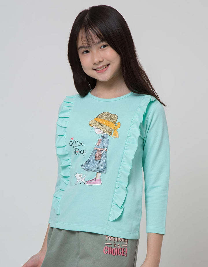 Aero Long Sleeve T-Shirt Bottom Geber Screen Printing Nonik