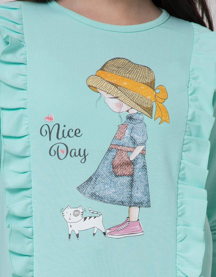 Aero Long Sleeve T-Shirt Bottom Geber Screen Printing Nonik