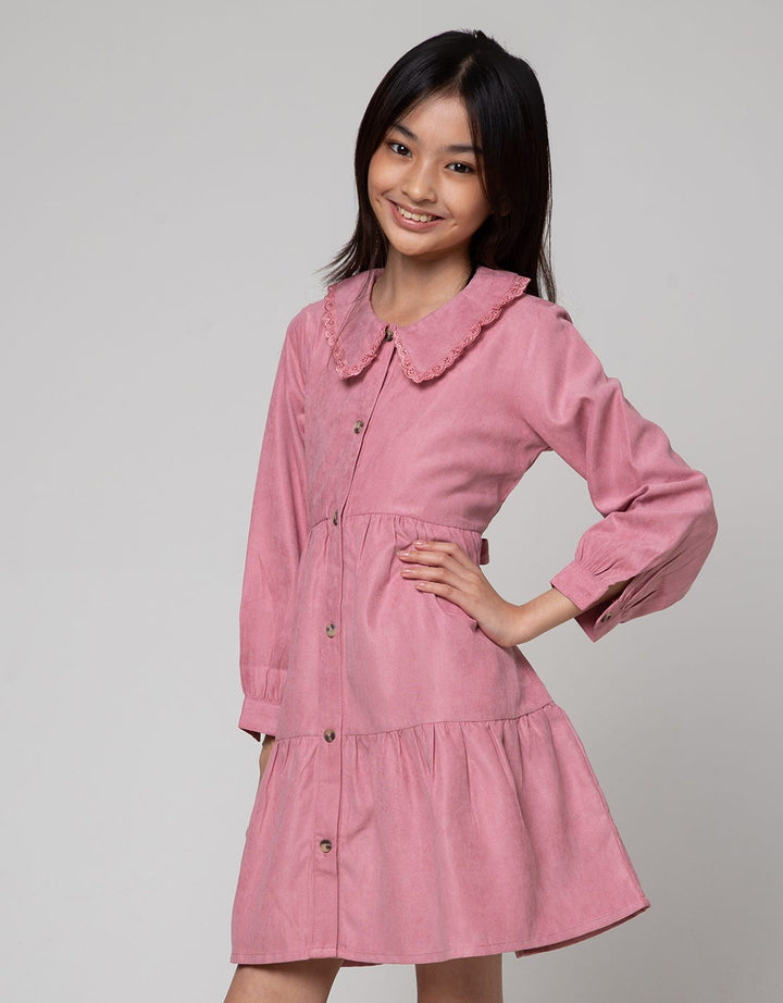 Aero Corduray Midi Dress for Girls