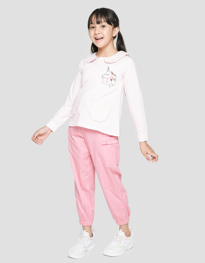 Aero Long Sleeve T-Shirt Flip Sequin Unicorn Girl