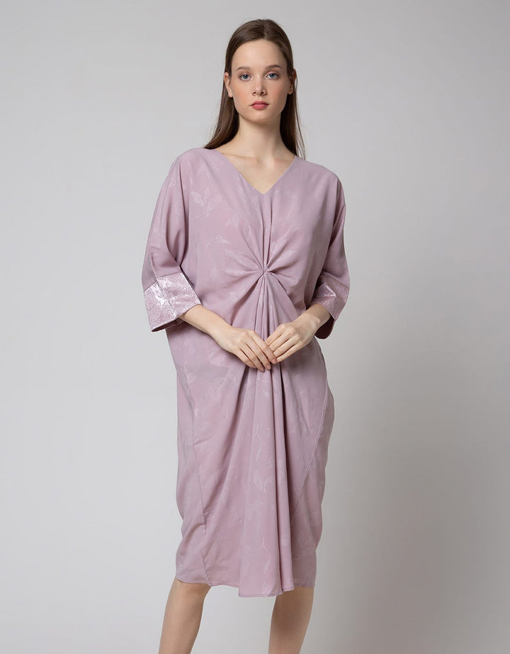 St. Yves Jacquard Dress Kaftan Wanita