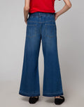 Nevada Denim Long Pants Wash Wide Leg