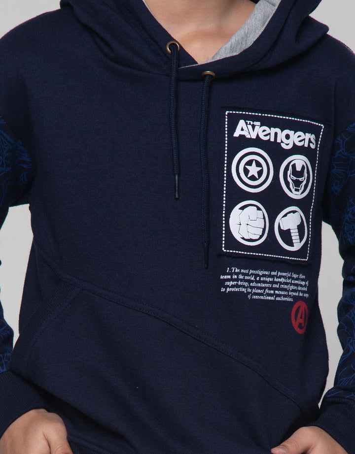 Marvel Sweater Avenger Logo Print Comic