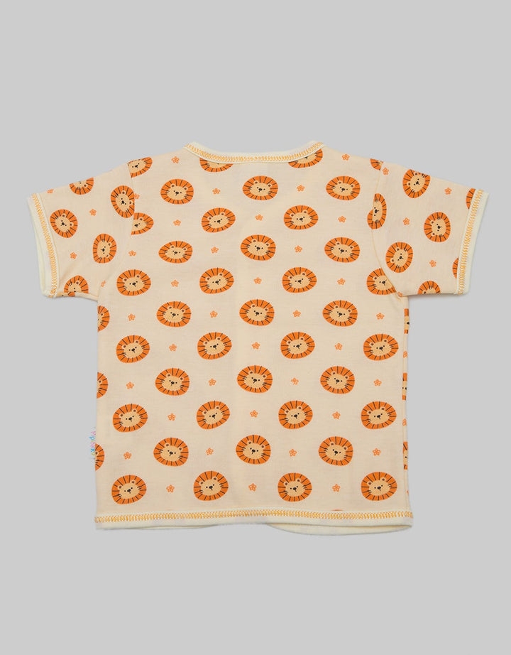 Pipiniko Baju Pendek Full Print Lion