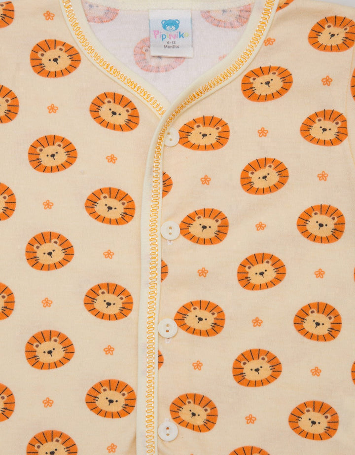 Pipiniko Baju Pendek Full Print Lion