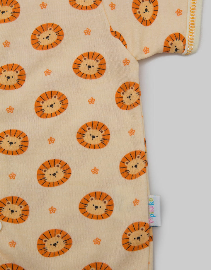 Pipiniko Baju Pendek Full Print Lion
