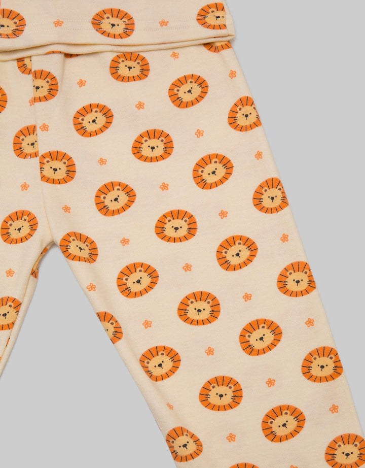 Pipiniko Piyama Kerah  Full Print Lion
