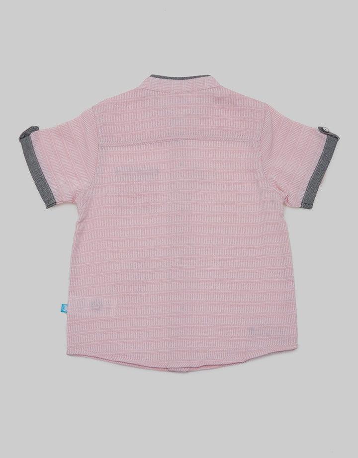 Pipiniko Short Sleeve Shirt Textured