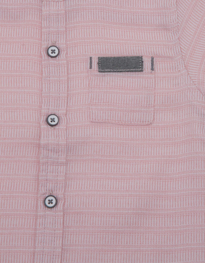 Pipiniko Short Sleeve Shirt Textured