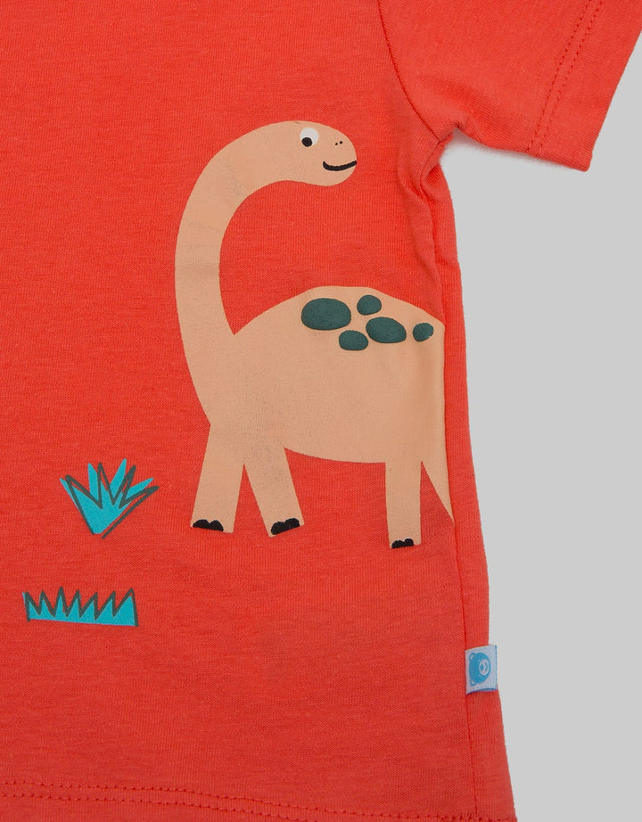 Pipiniko Short Sleeve T-Shirt Dino Roar