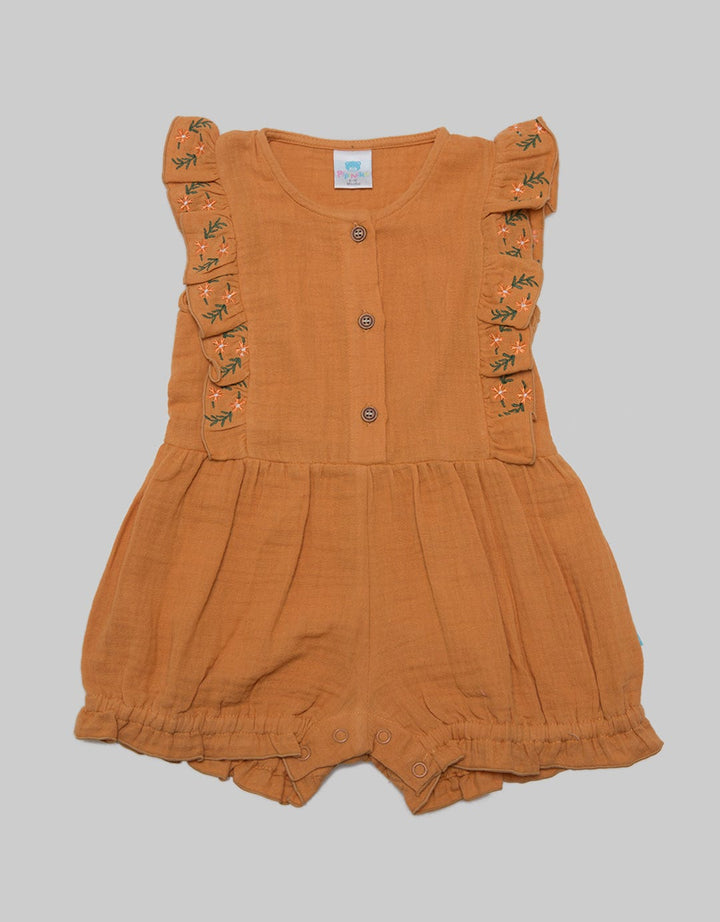 Pipiniko Romper Newborn Crinkle Cotton