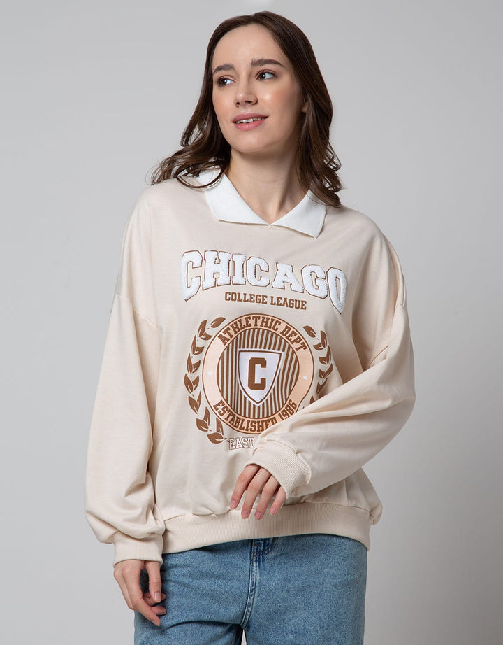 Nevada Sweatshirt Polo Neck Chicago