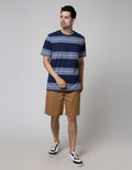 Cole Short Sleeve T-Shirt In Big Stripe