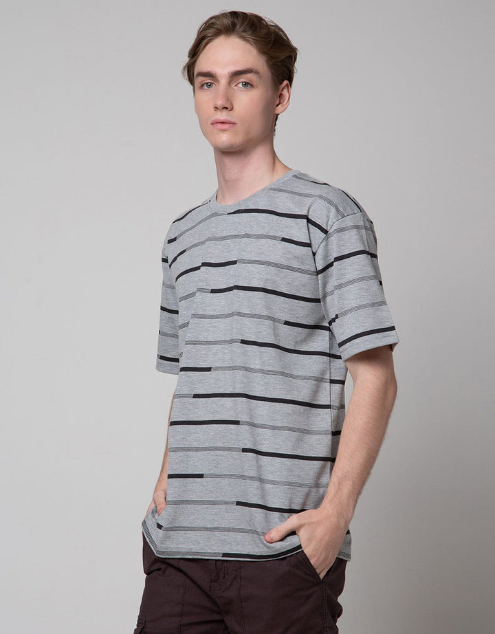 Cole Changed Color Stripes Men's T-Shirt