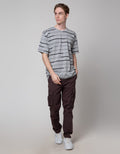 Cole Changed Color Stripes Men's T-Shirt