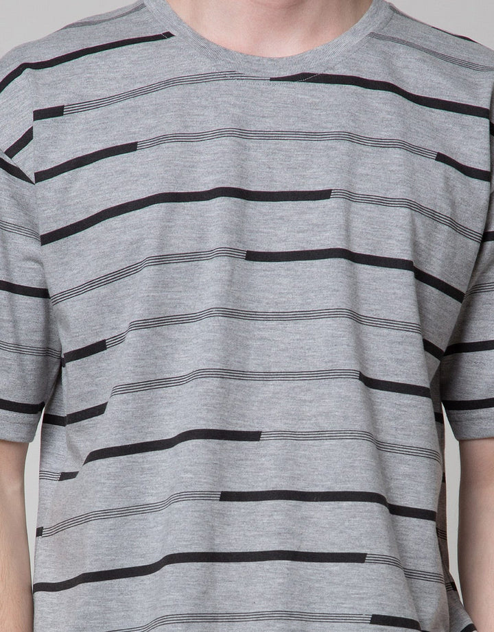 Cole Changed Color Stripes Men's T-Shirt